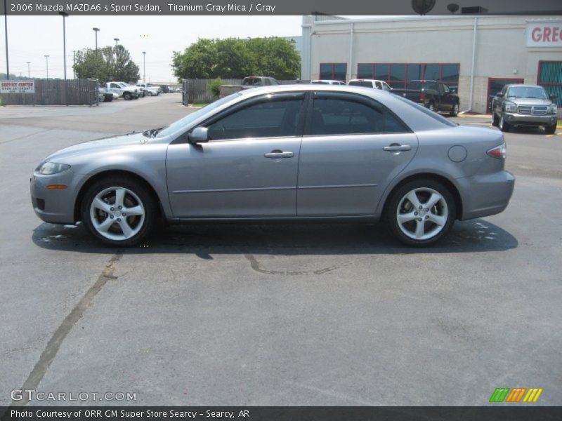 Titanium Gray Mica / Gray 2006 Mazda MAZDA6 s Sport Sedan