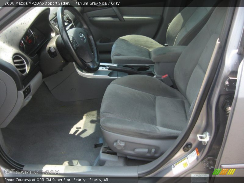 Titanium Gray Mica / Gray 2006 Mazda MAZDA6 s Sport Sedan