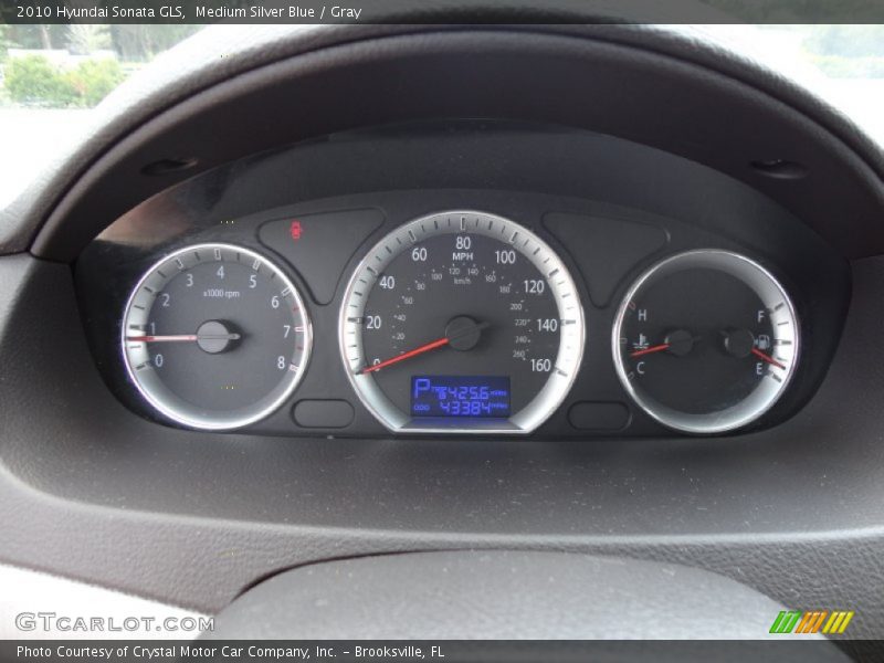 Medium Silver Blue / Gray 2010 Hyundai Sonata GLS