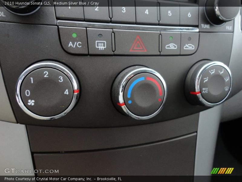 Medium Silver Blue / Gray 2010 Hyundai Sonata GLS