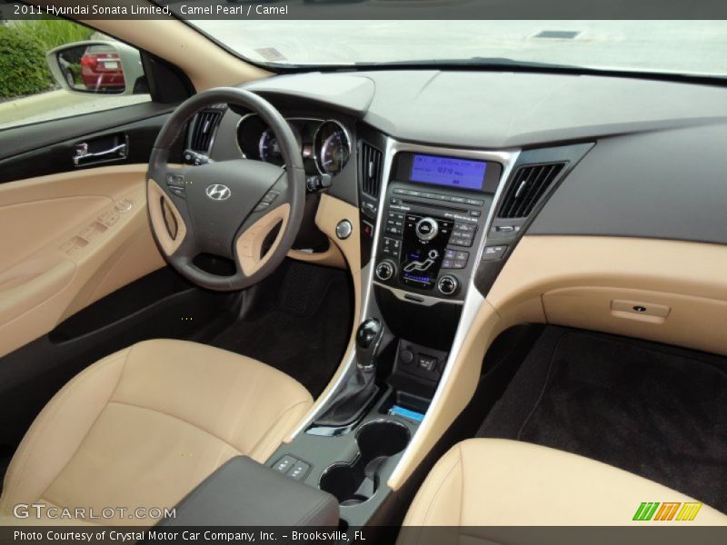  2011 Sonata Limited Camel Interior