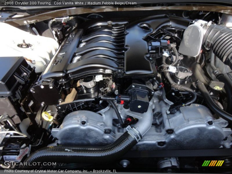 Cool Vanilla White / Medium Pebble Beige/Cream 2008 Chrysler 300 Touring