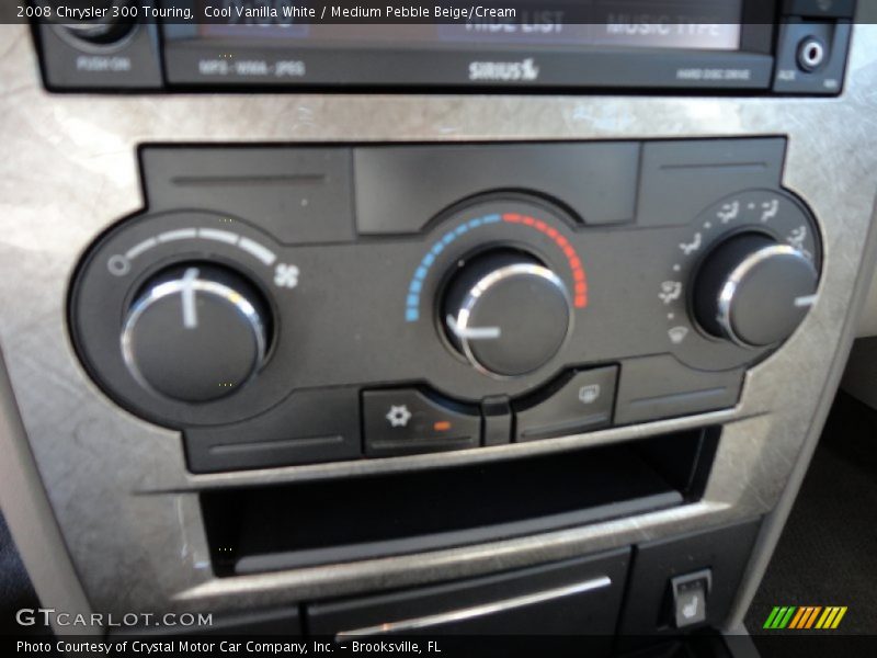 Cool Vanilla White / Medium Pebble Beige/Cream 2008 Chrysler 300 Touring