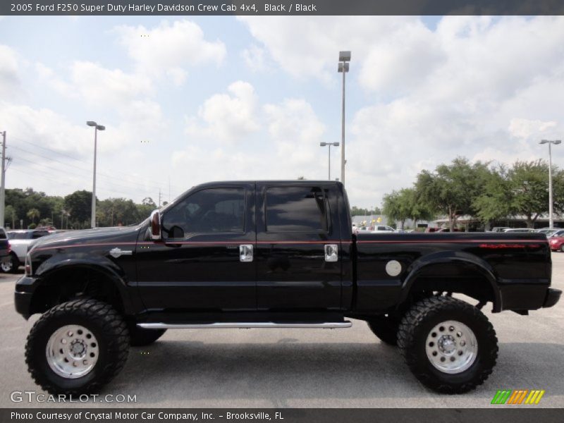 Black / Black 2005 Ford F250 Super Duty Harley Davidson Crew Cab 4x4