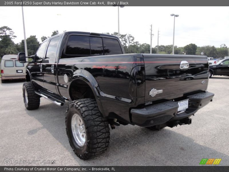 Black / Black 2005 Ford F250 Super Duty Harley Davidson Crew Cab 4x4