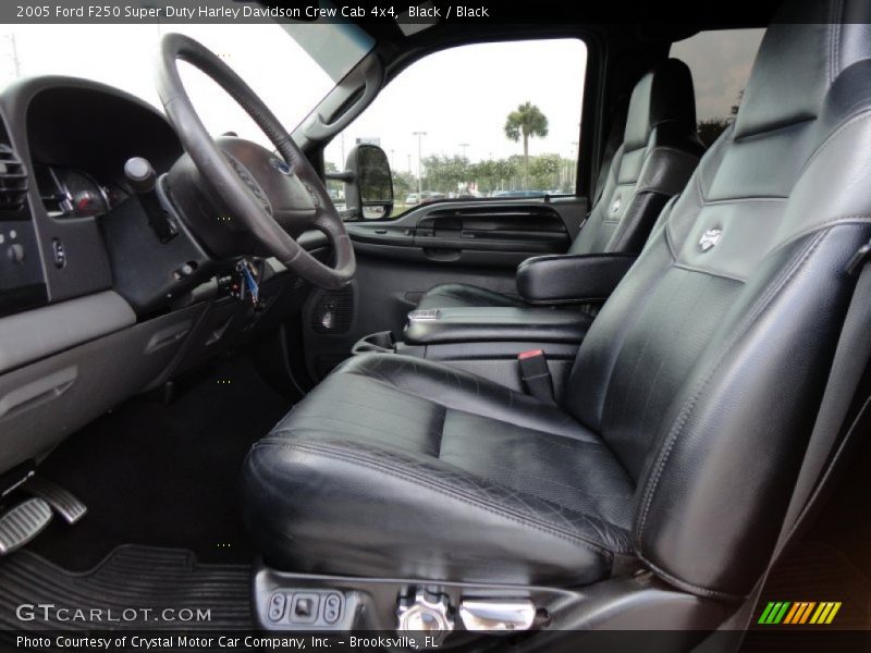 Black / Black 2005 Ford F250 Super Duty Harley Davidson Crew Cab 4x4