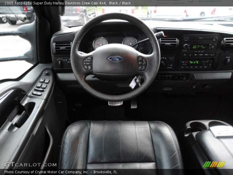 Black / Black 2005 Ford F250 Super Duty Harley Davidson Crew Cab 4x4