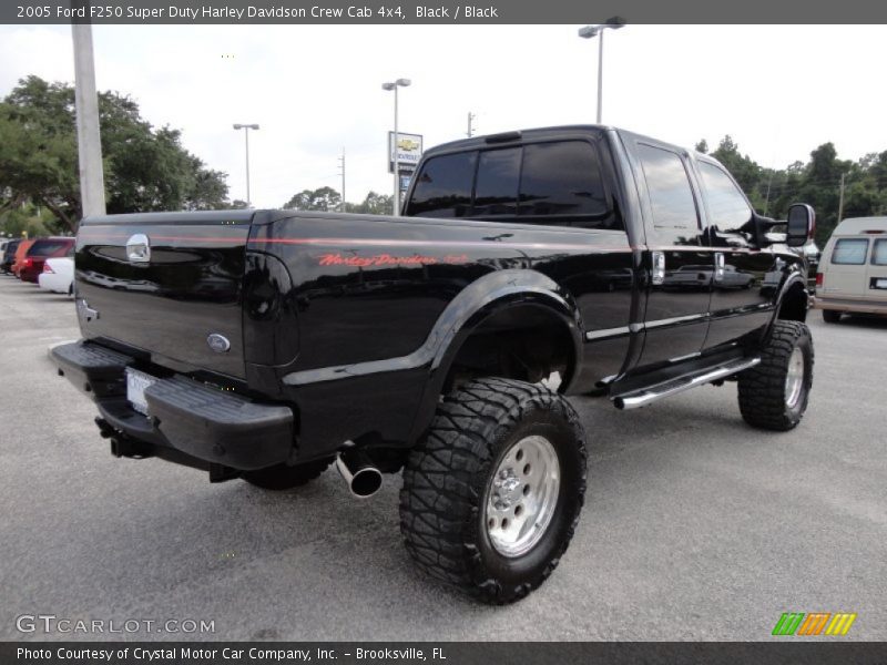 Black / Black 2005 Ford F250 Super Duty Harley Davidson Crew Cab 4x4