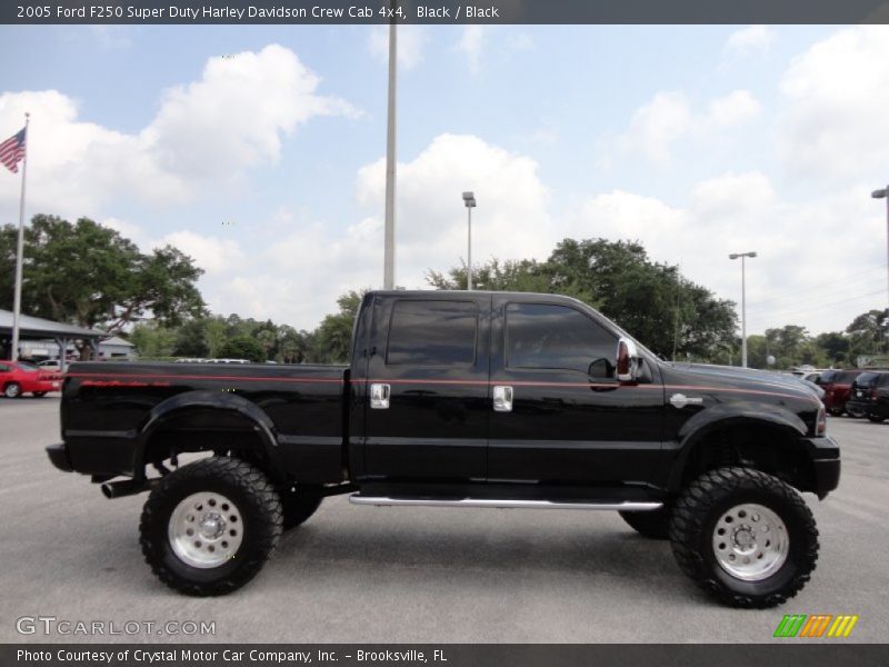 Black / Black 2005 Ford F250 Super Duty Harley Davidson Crew Cab 4x4