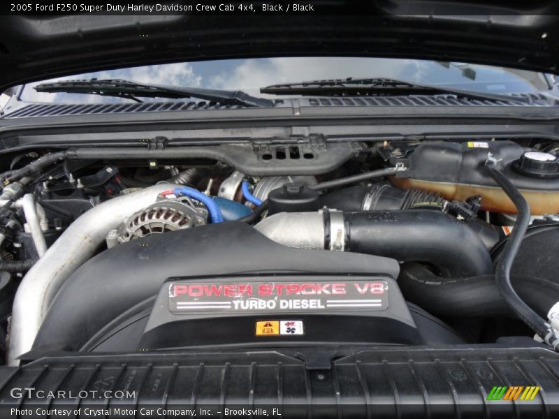 Black / Black 2005 Ford F250 Super Duty Harley Davidson Crew Cab 4x4