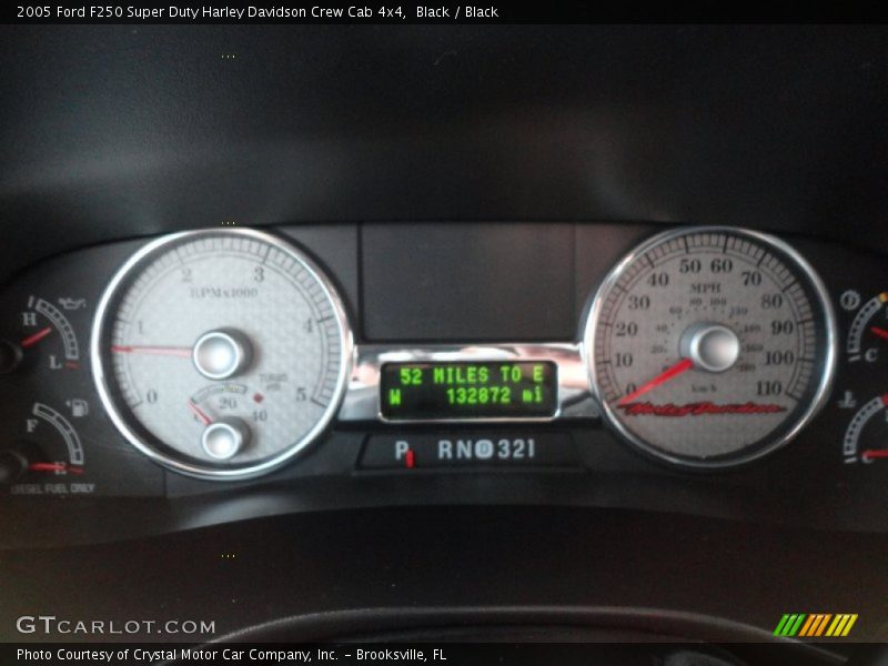 Black / Black 2005 Ford F250 Super Duty Harley Davidson Crew Cab 4x4