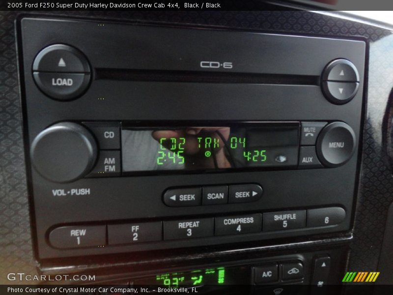 Black / Black 2005 Ford F250 Super Duty Harley Davidson Crew Cab 4x4