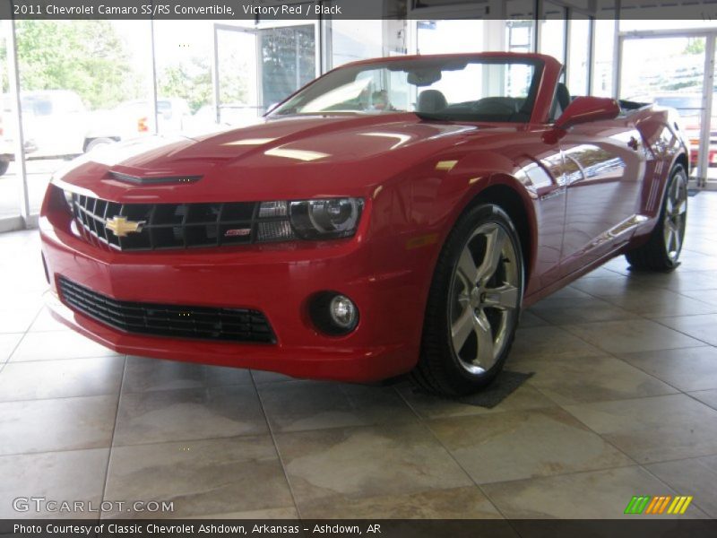 Victory Red / Black 2011 Chevrolet Camaro SS/RS Convertible