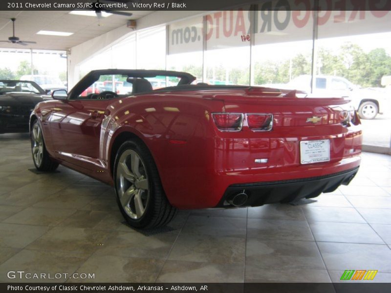 Victory Red / Black 2011 Chevrolet Camaro SS/RS Convertible