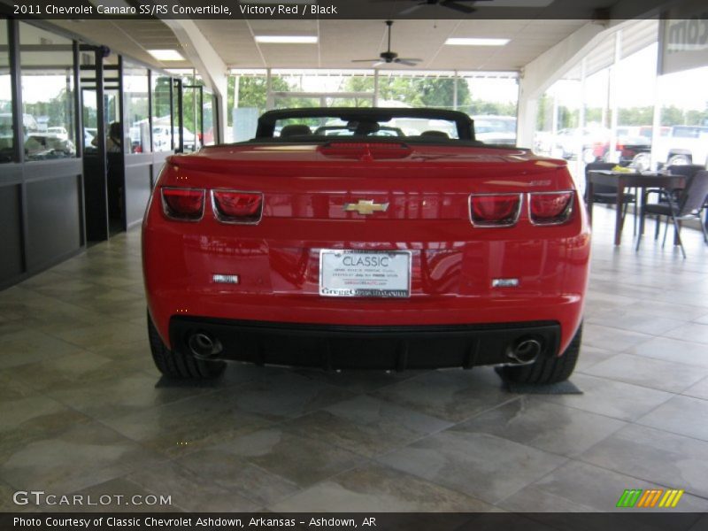 Victory Red / Black 2011 Chevrolet Camaro SS/RS Convertible