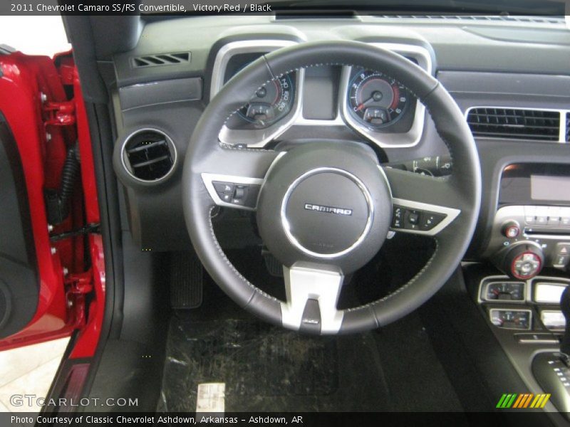 Victory Red / Black 2011 Chevrolet Camaro SS/RS Convertible