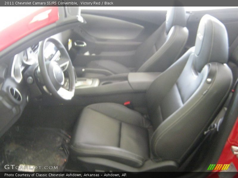  2011 Camaro SS/RS Convertible Black Interior