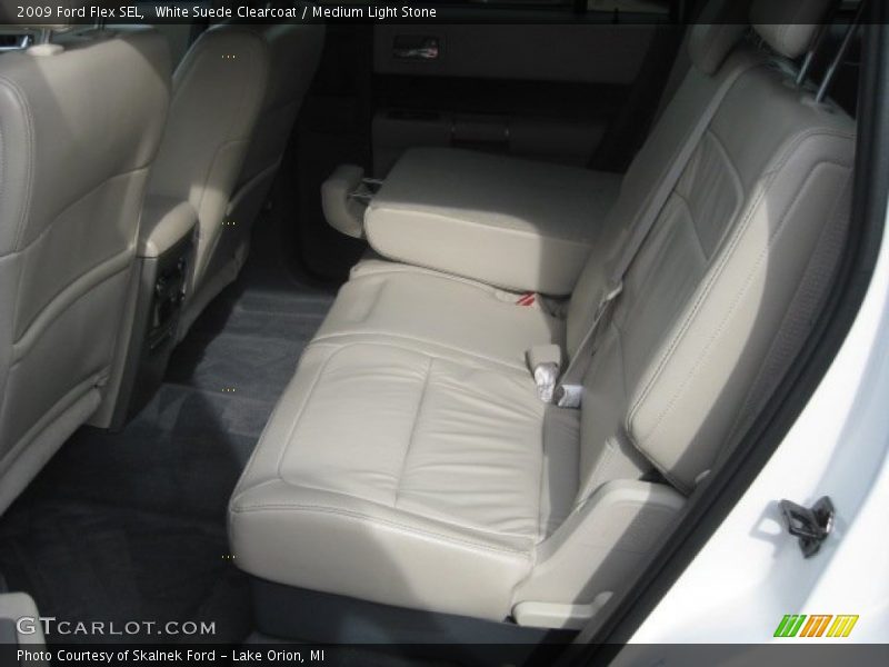 White Suede Clearcoat / Medium Light Stone 2009 Ford Flex SEL
