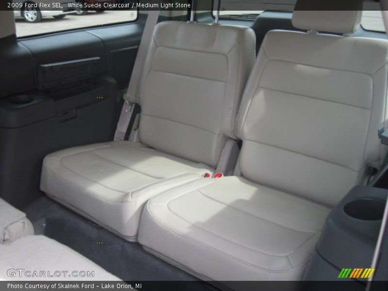 White Suede Clearcoat / Medium Light Stone 2009 Ford Flex SEL