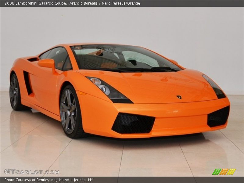 Arancio Borealis / Nero Perseus/Orange 2008 Lamborghini Gallardo Coupe