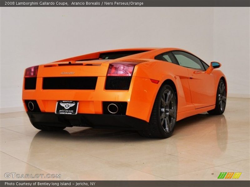 Arancio Borealis / Nero Perseus/Orange 2008 Lamborghini Gallardo Coupe