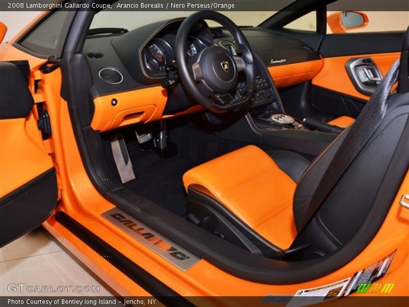  2008 Gallardo Coupe Nero Perseus/Orange Interior