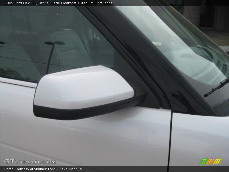 White Suede Clearcoat / Medium Light Stone 2009 Ford Flex SEL