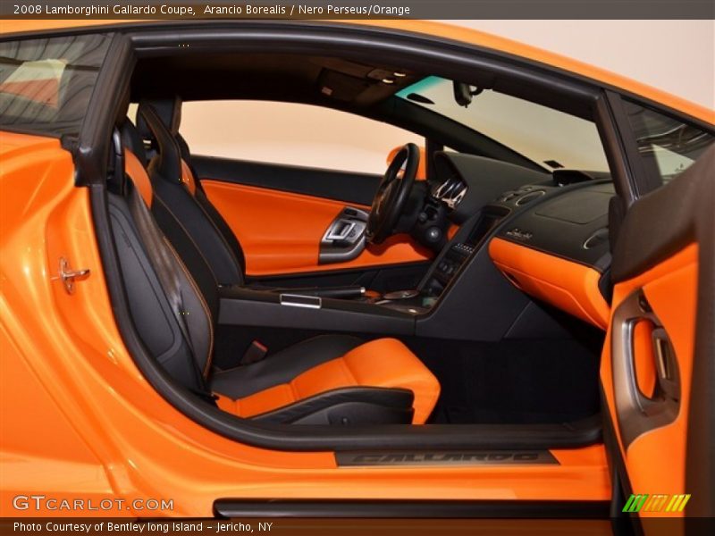  2008 Gallardo Coupe Nero Perseus/Orange Interior