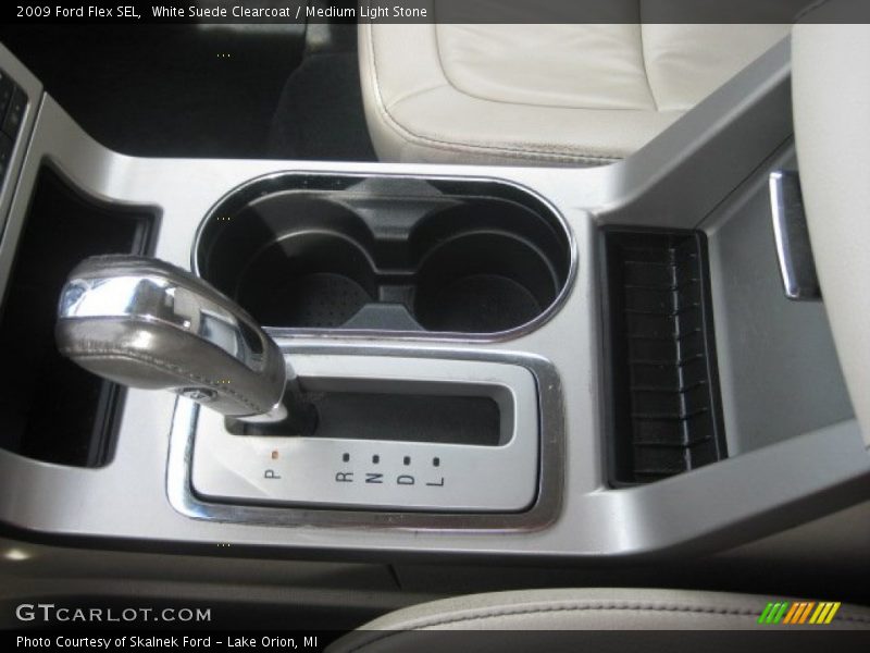 White Suede Clearcoat / Medium Light Stone 2009 Ford Flex SEL