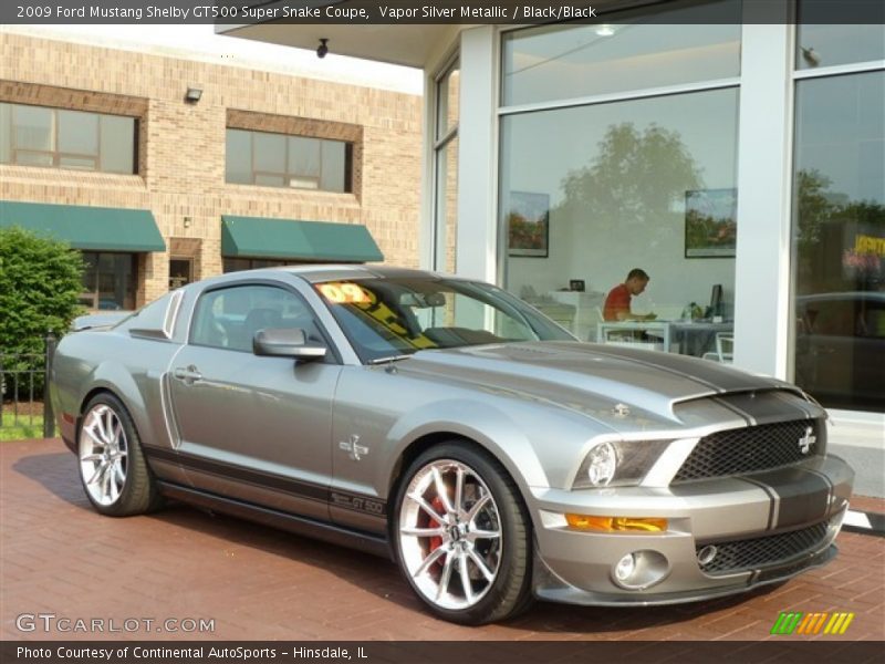 Front 3/4 View of 2009 Mustang Shelby GT500 Super Snake Coupe