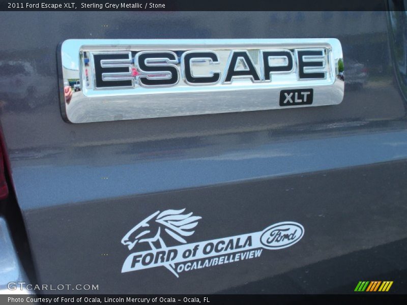 Sterling Grey Metallic / Stone 2011 Ford Escape XLT