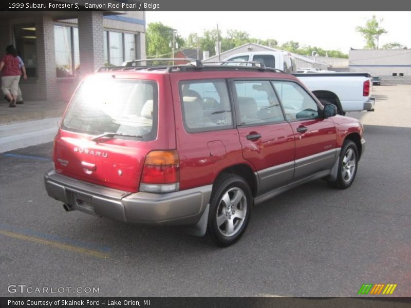 Canyon Red Pearl / Beige 1999 Subaru Forester S