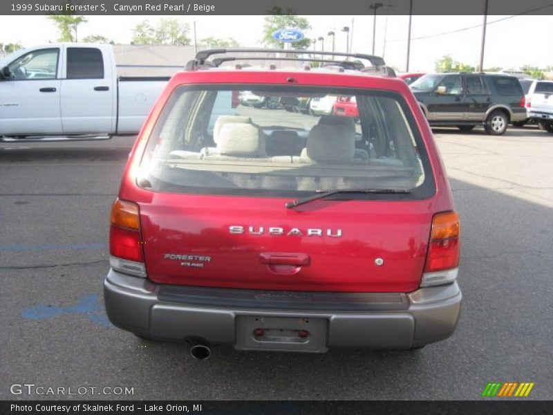 Canyon Red Pearl / Beige 1999 Subaru Forester S