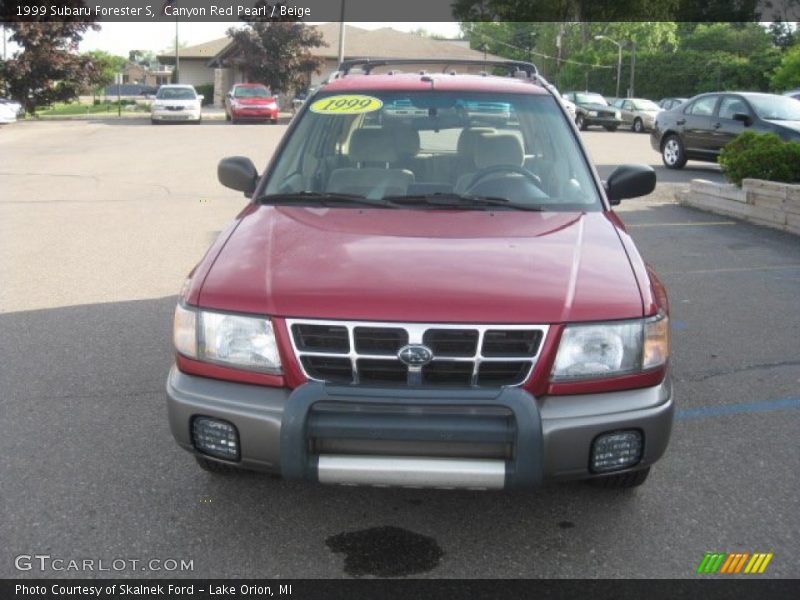 Canyon Red Pearl / Beige 1999 Subaru Forester S