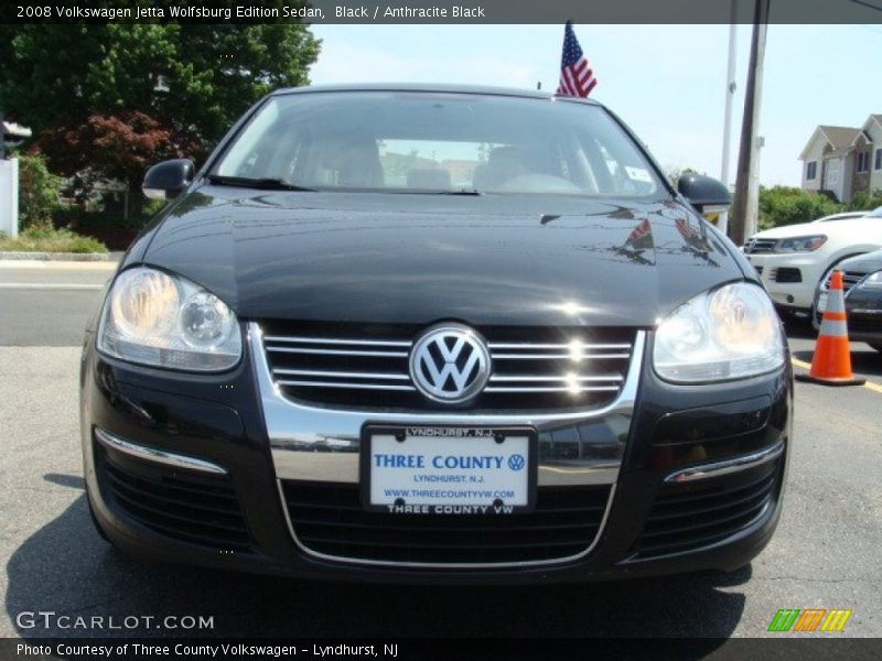 Black / Anthracite Black 2008 Volkswagen Jetta Wolfsburg Edition Sedan