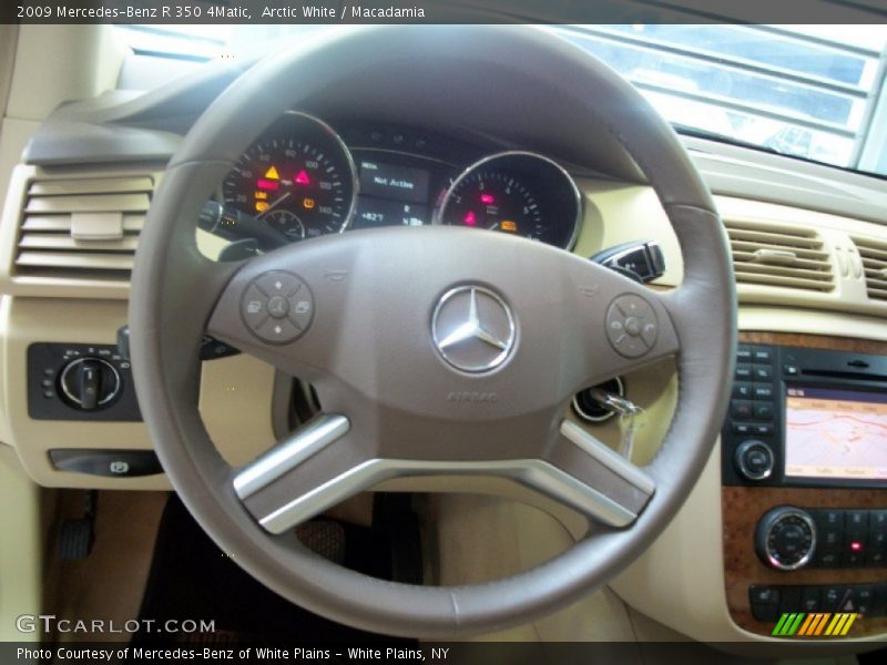 Arctic White / Macadamia 2009 Mercedes-Benz R 350 4Matic