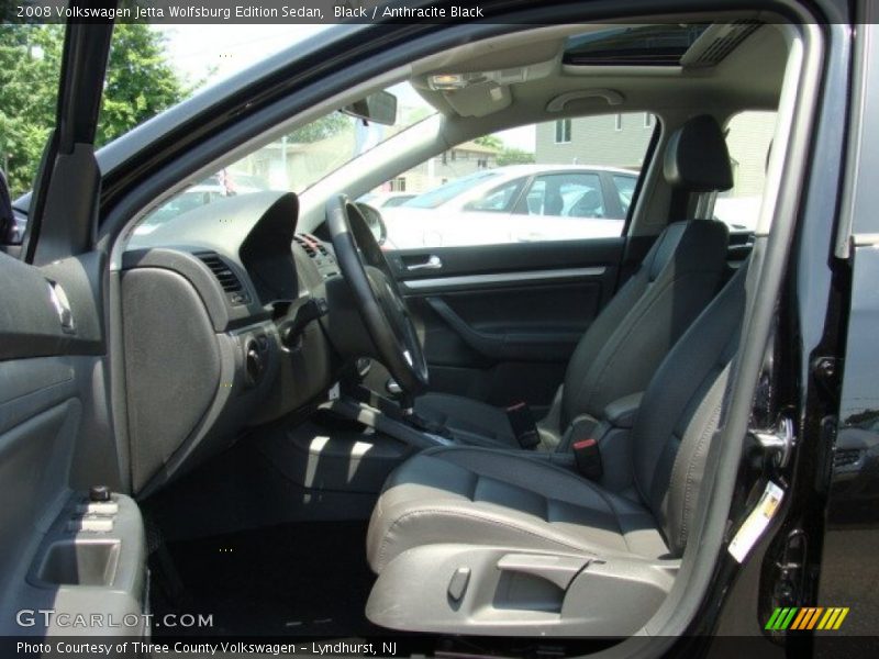 Black / Anthracite Black 2008 Volkswagen Jetta Wolfsburg Edition Sedan