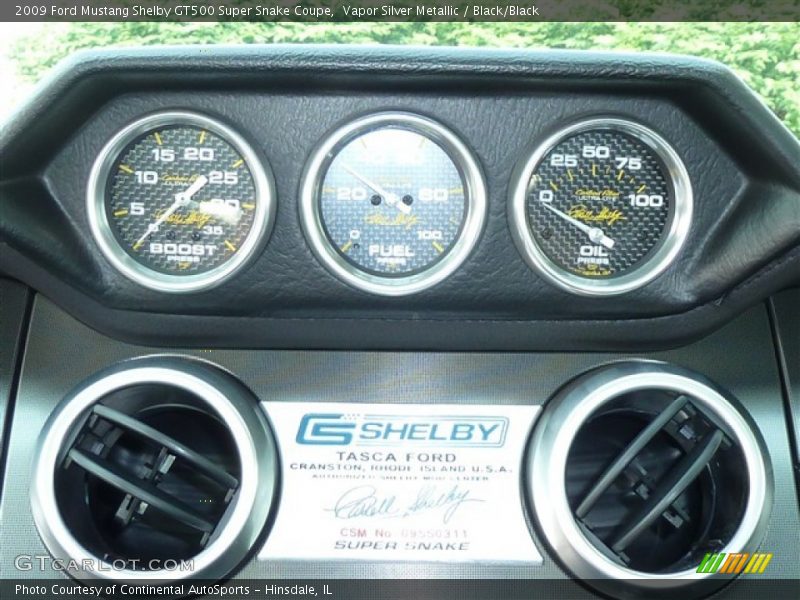  2009 Mustang Shelby GT500 Super Snake Coupe Shelby GT500 Super Snake Coupe Gauges