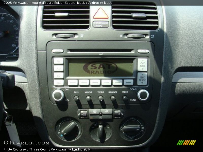 Black / Anthracite Black 2008 Volkswagen Jetta Wolfsburg Edition Sedan