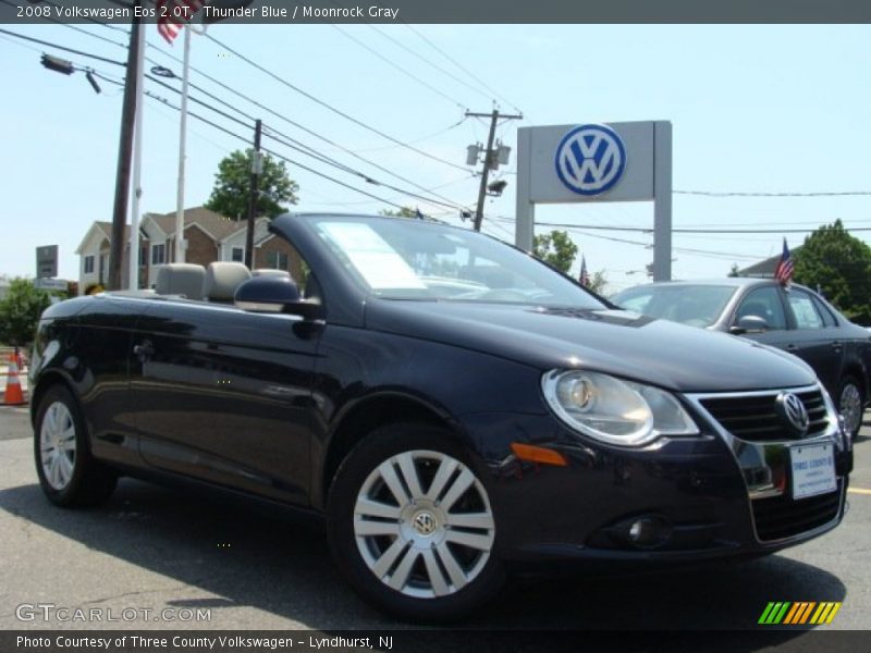 Thunder Blue / Moonrock Gray 2008 Volkswagen Eos 2.0T