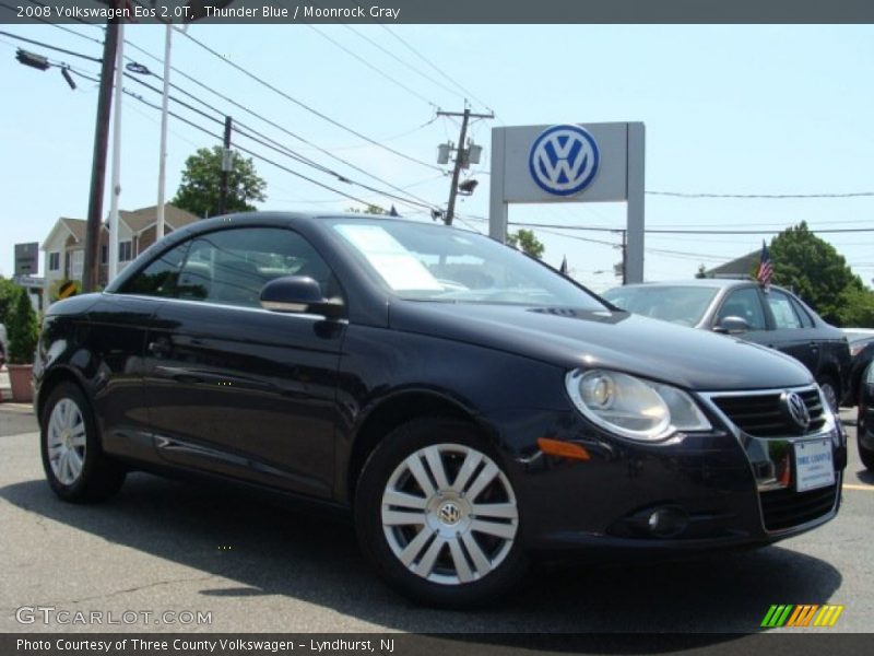 Thunder Blue / Moonrock Gray 2008 Volkswagen Eos 2.0T