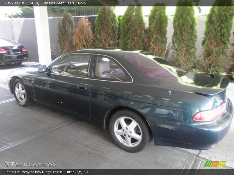 Classic Green Pearl / Ivory 1997 Lexus SC 400