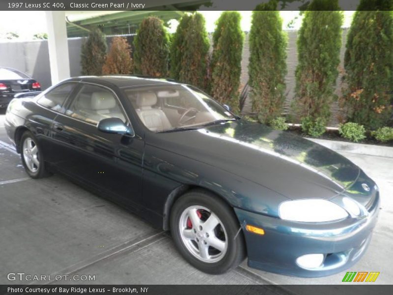 Classic Green Pearl / Ivory 1997 Lexus SC 400