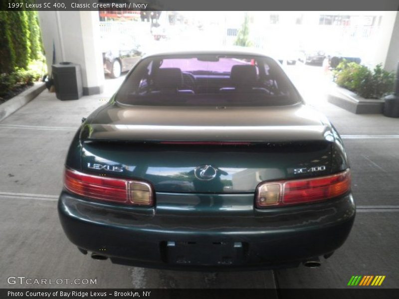 Classic Green Pearl / Ivory 1997 Lexus SC 400