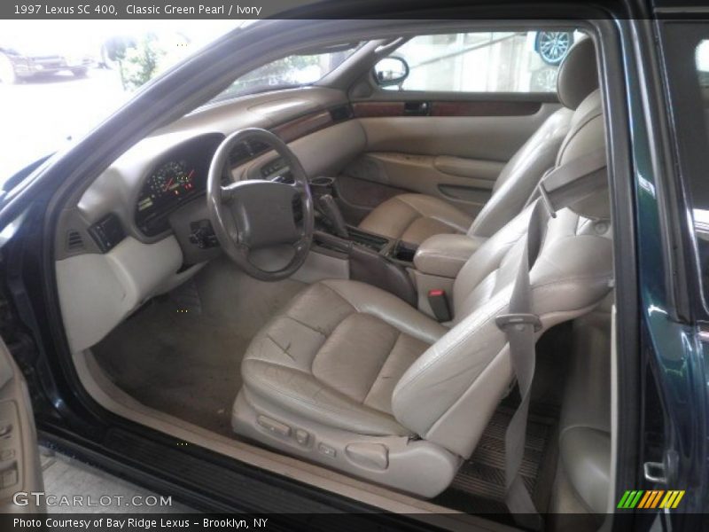 Classic Green Pearl / Ivory 1997 Lexus SC 400