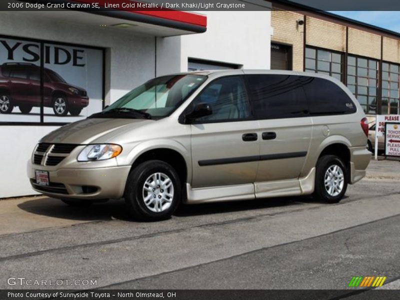 Linen Gold Metallic / Dark Khaki/Light Graystone 2006 Dodge Grand Caravan SE