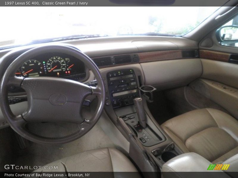 Classic Green Pearl / Ivory 1997 Lexus SC 400