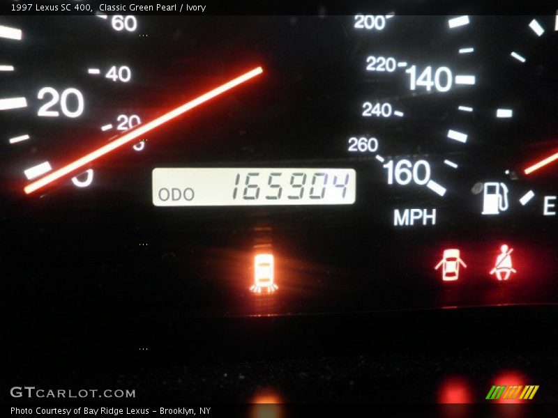 Classic Green Pearl / Ivory 1997 Lexus SC 400