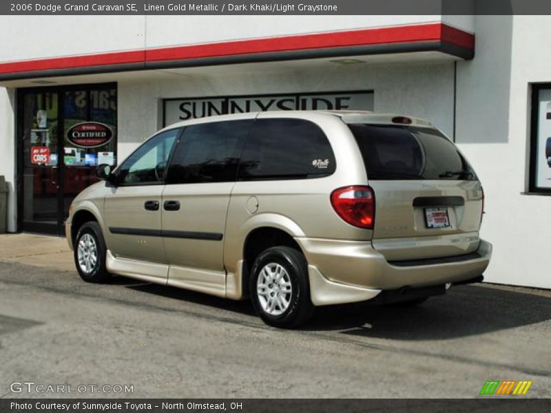 Linen Gold Metallic / Dark Khaki/Light Graystone 2006 Dodge Grand Caravan SE