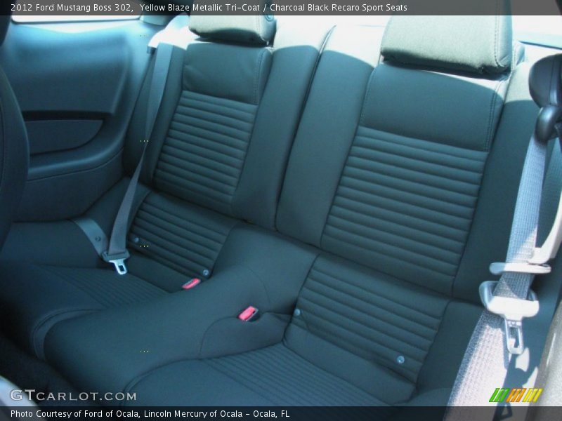  2012 Mustang Boss 302 Charcoal Black Recaro Sport Seats Interior